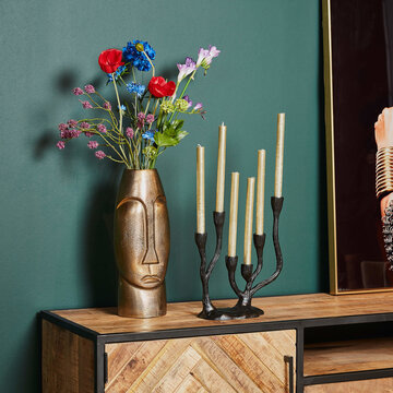 Starfurn Vaas Lyra - Antiek goud | Large