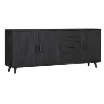 Starfurn Dressoir Omaha Black | 220 cm