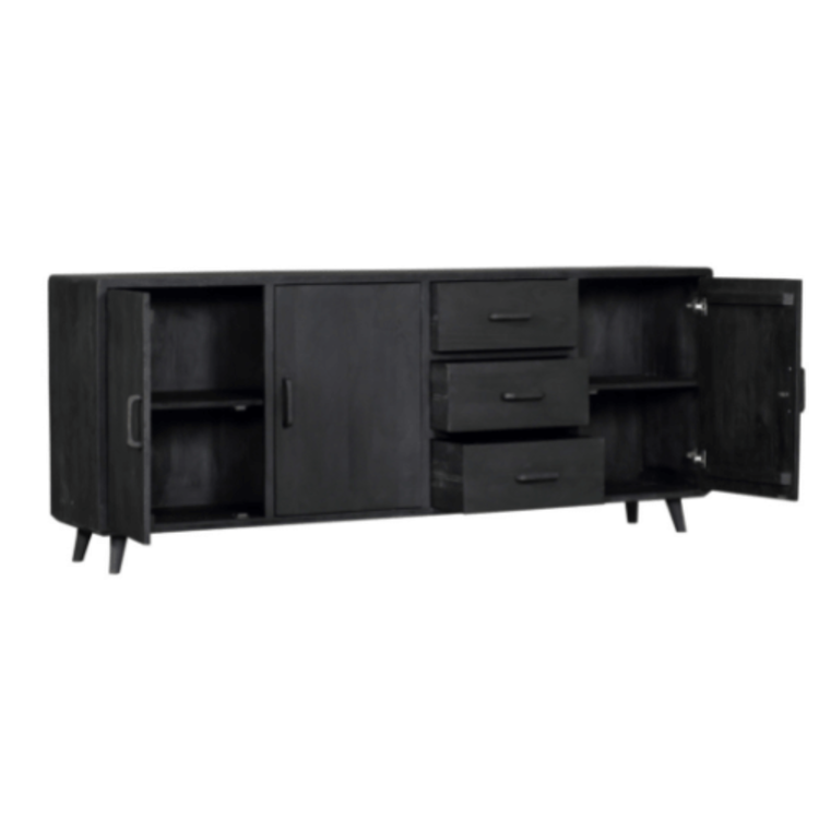 Starfurn Dressoir Omaha Black | 220 cm