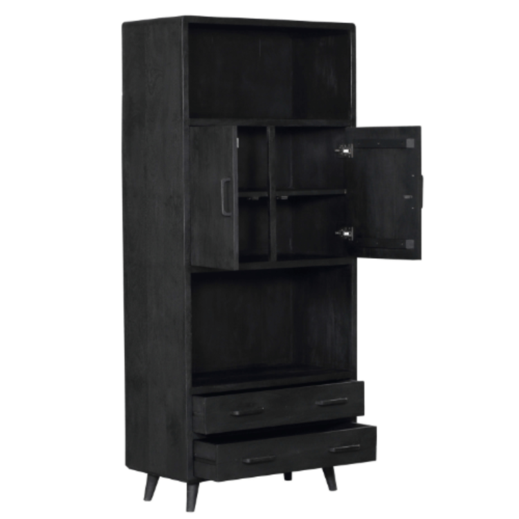 Starfurn Boekenkast Omaha Black | 90 cm