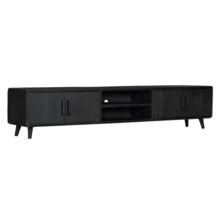 Starfurn Tv meubel Omaha Black | 240 cm