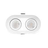 inbouwspot RONDO Dubbel GU10 - wit