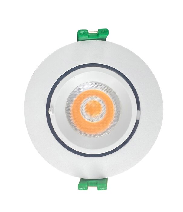 LED downlighter 9W banaanspot 3000K - wit