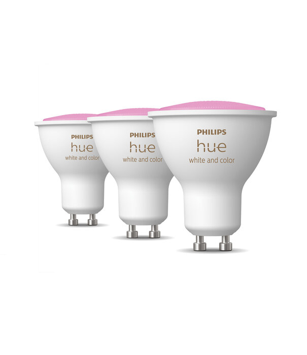 Philips HUE White and Color GU10 (3-pack)