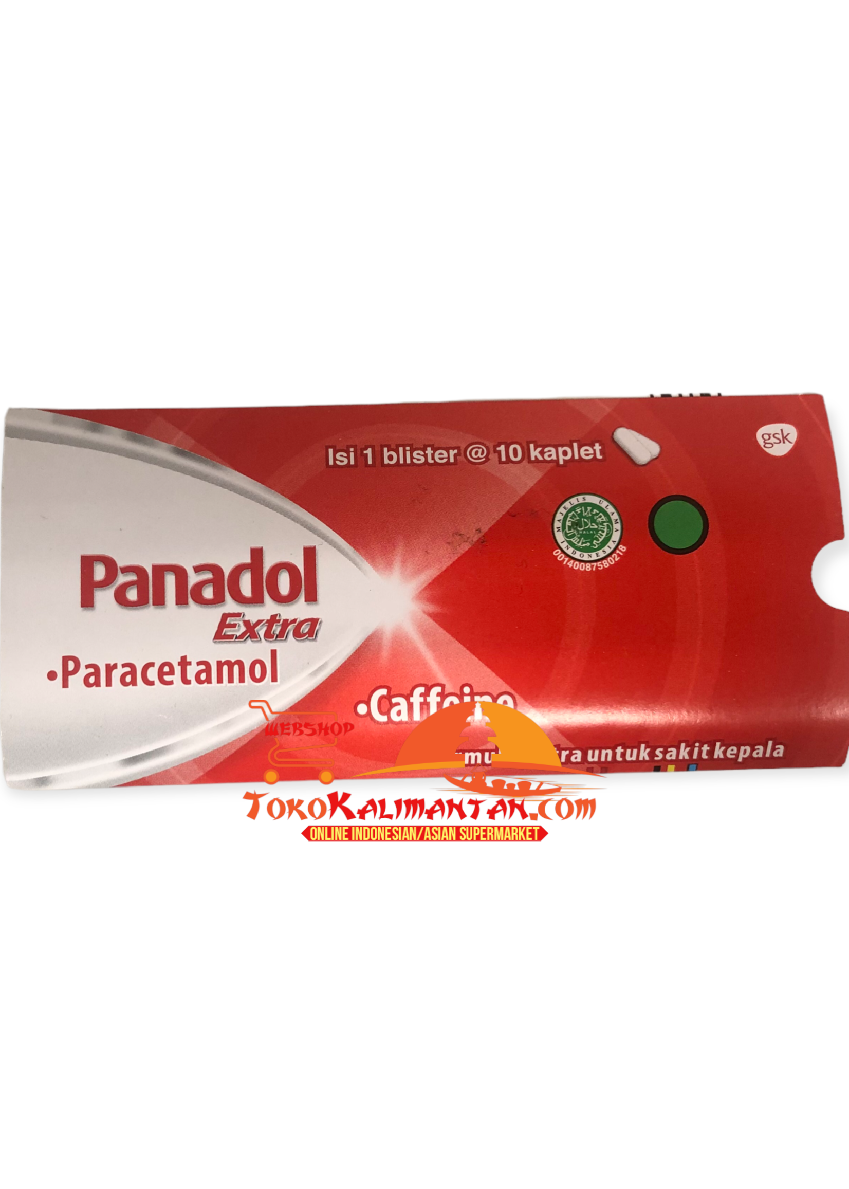 Panadol Panadol - paracetamol caffeine versi Indonesia (merah)