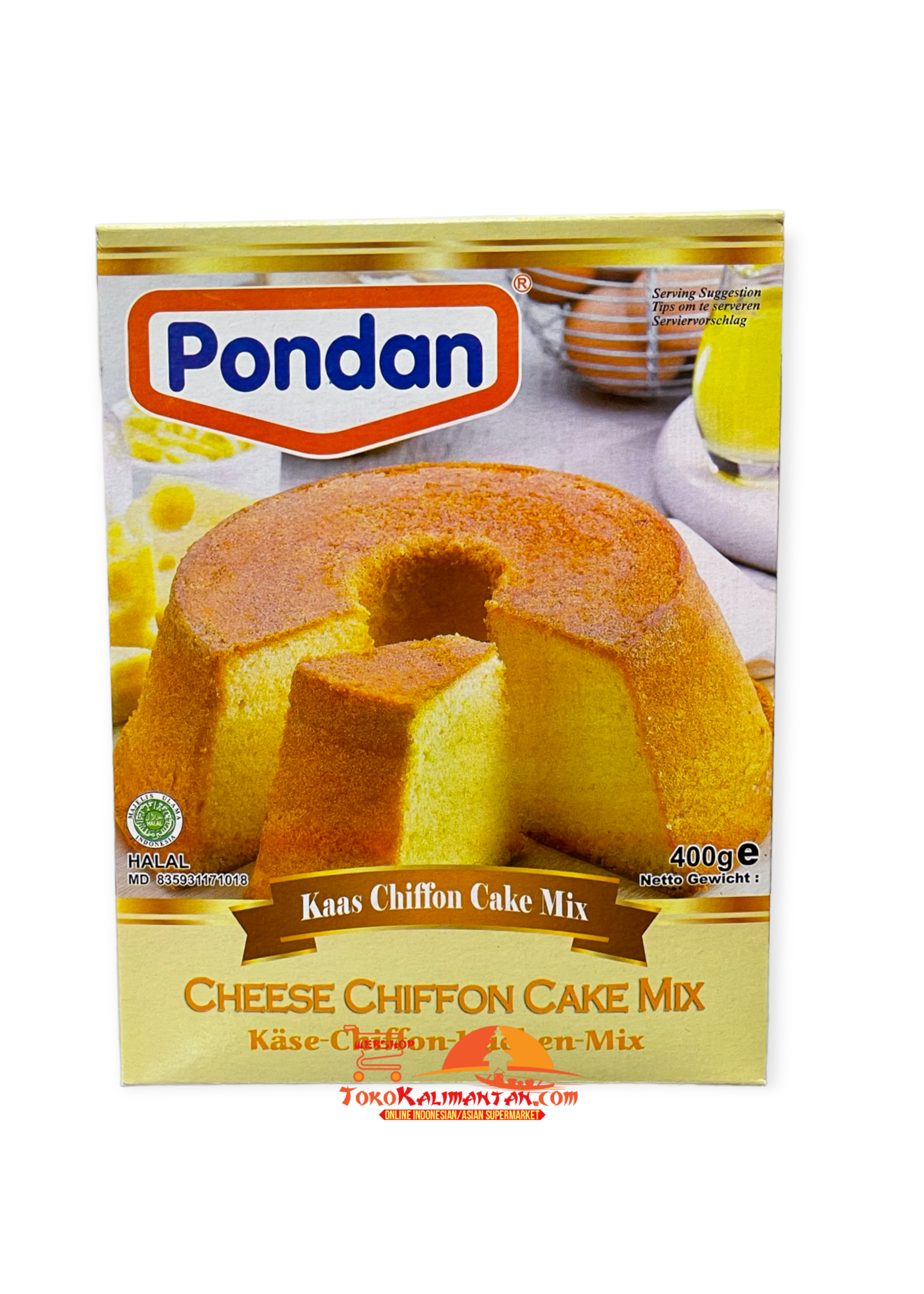 Pondan Pondan - Cheese Chiffon Cake Mix