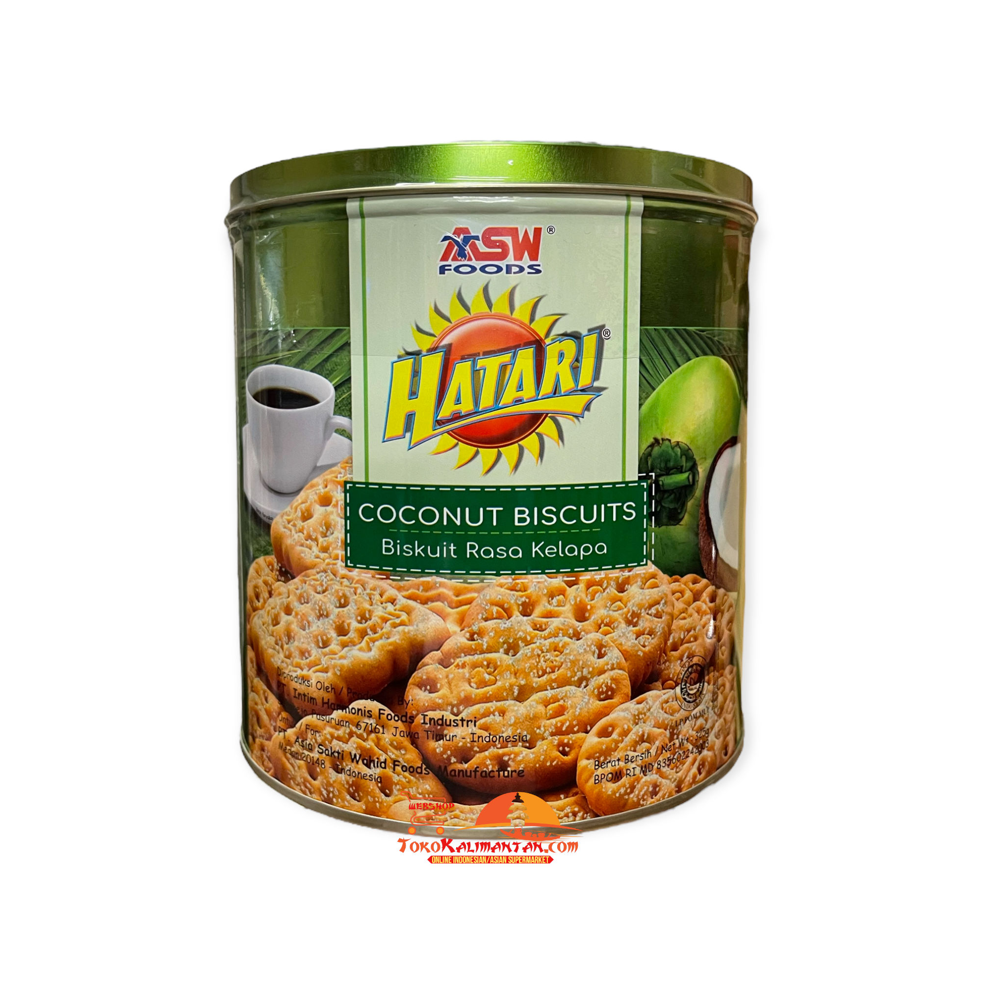 Hatari Hatari - coconut biscuits kaleng