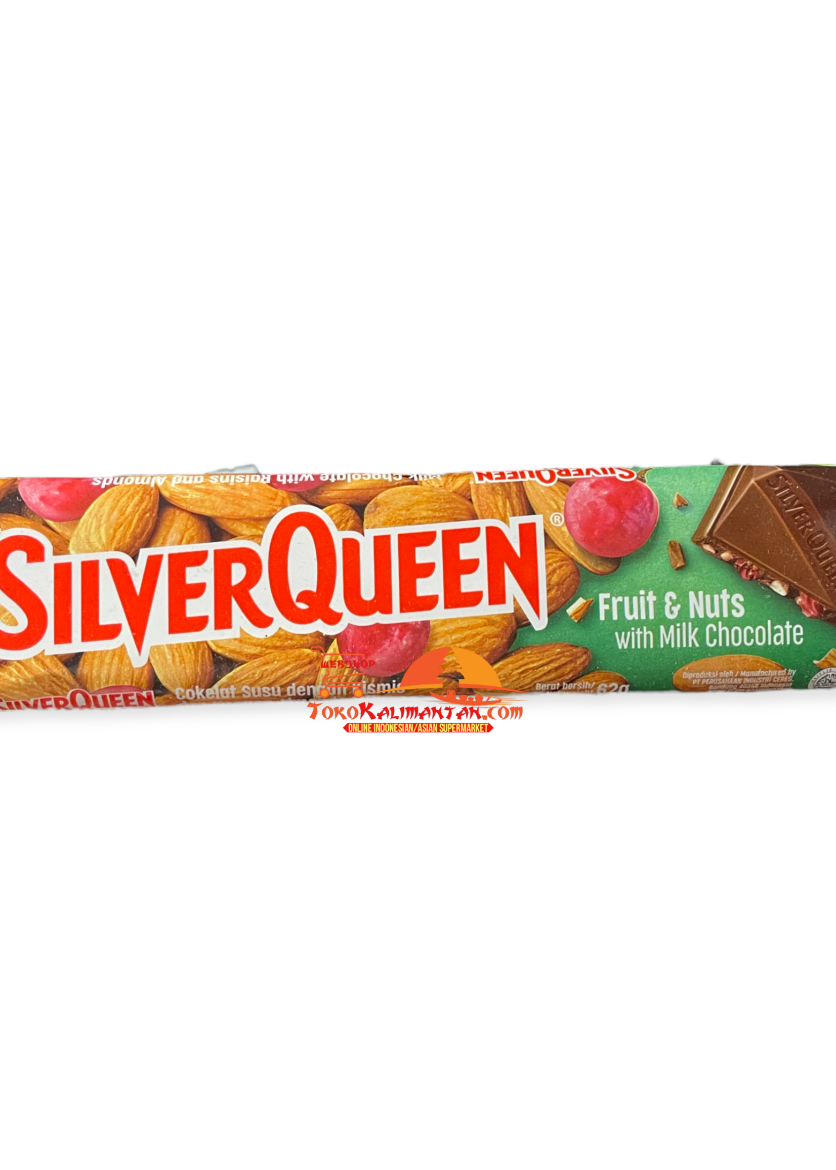 Silverqueen Silverqueen  fruit & nuts with milk Chocolate 62 gram