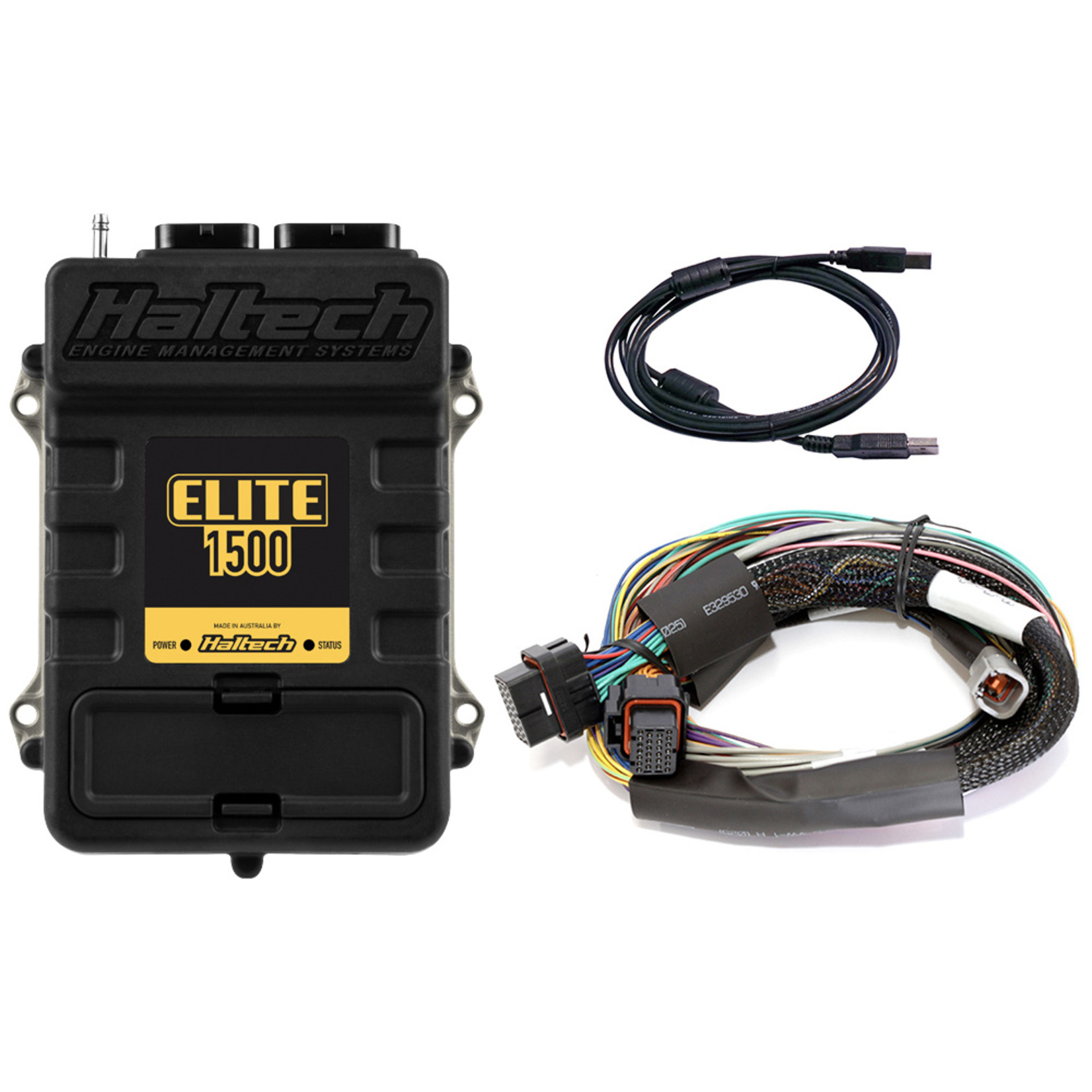 Haltech Elite 1500 + Basic Universal Wire-in Harness Kit Length: 2.5m (8')