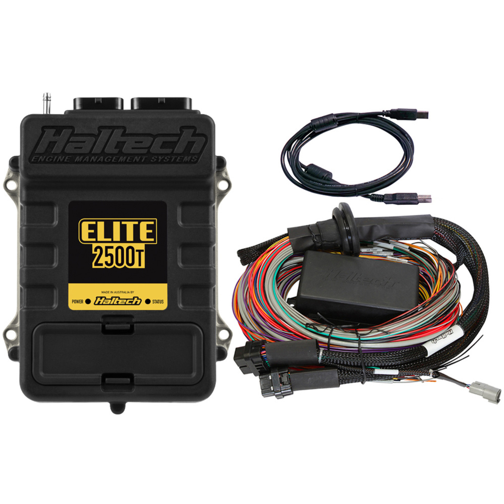 Haltech Elite 2500 T + Premium Universal Wire-in Harness Kit Length: 2.5m (8')