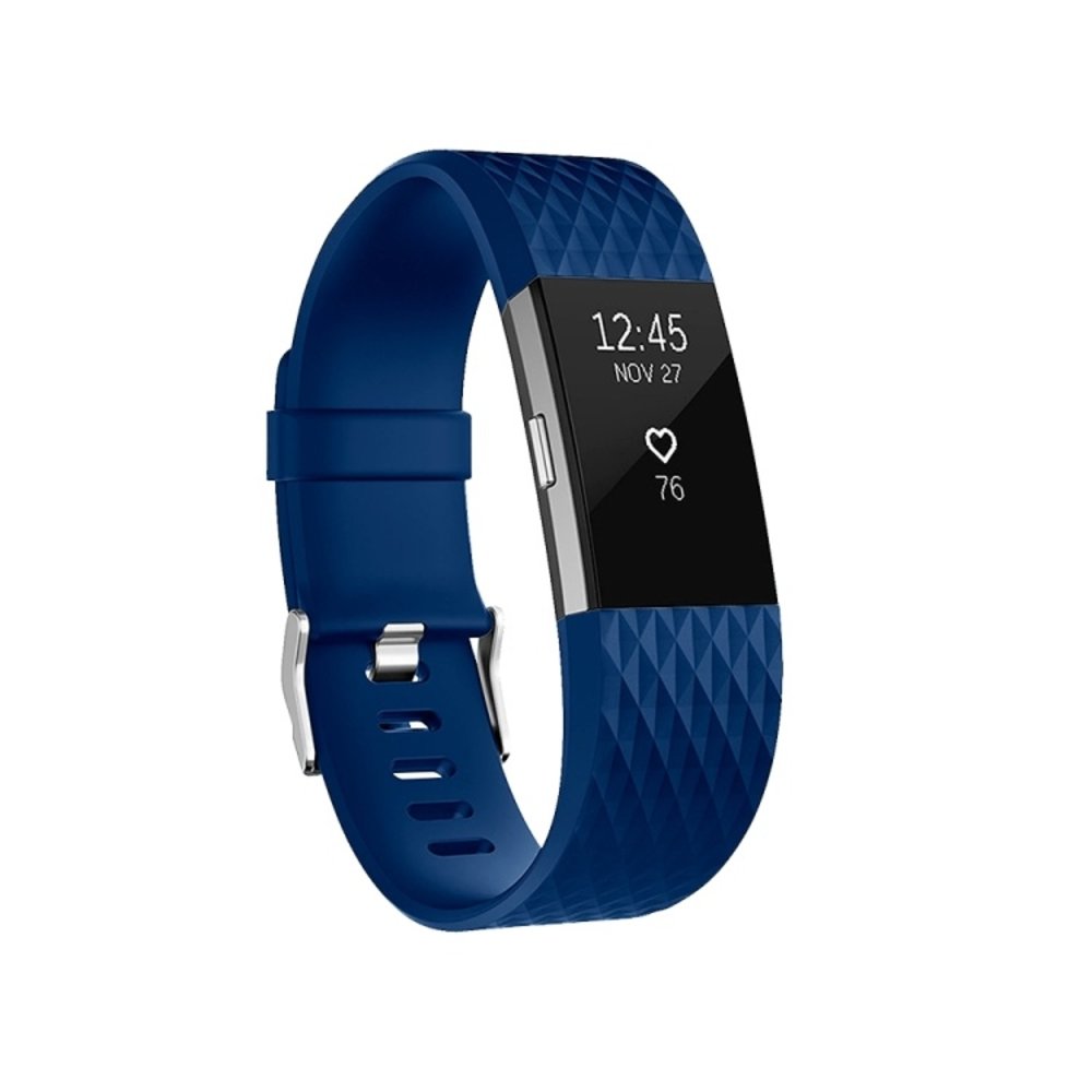 last documentaire presentatie Bandje voor Fitbit Charge 2 - blauw (S/M) - Smartwatch bandjes en  accessoires | Intercella