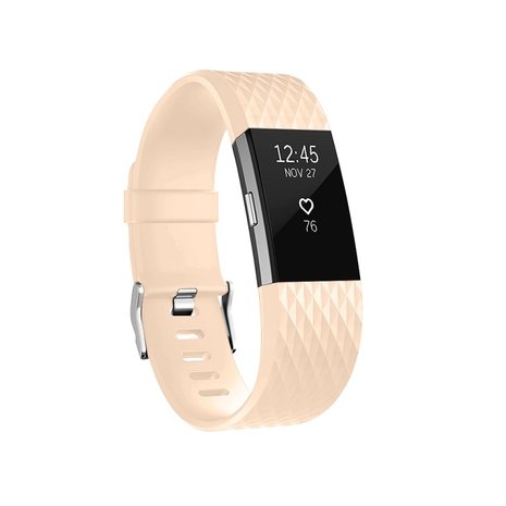 voor Fitbit Charge 2 - lichtroze (S/M) - Smartwatch bandjes en | Intercella