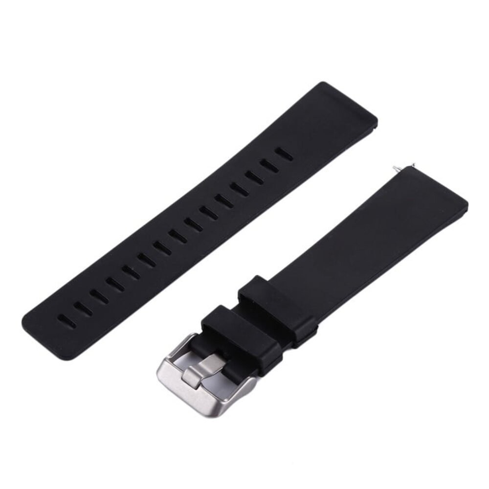 Intercella siliconen bandje (zwart) - geschikt voor Fitbit Versa/Versa 2 - M/L Intercella siliconen bandje (zwart) - geschikt voor Fitbit Versa/Versa 2 - M/L