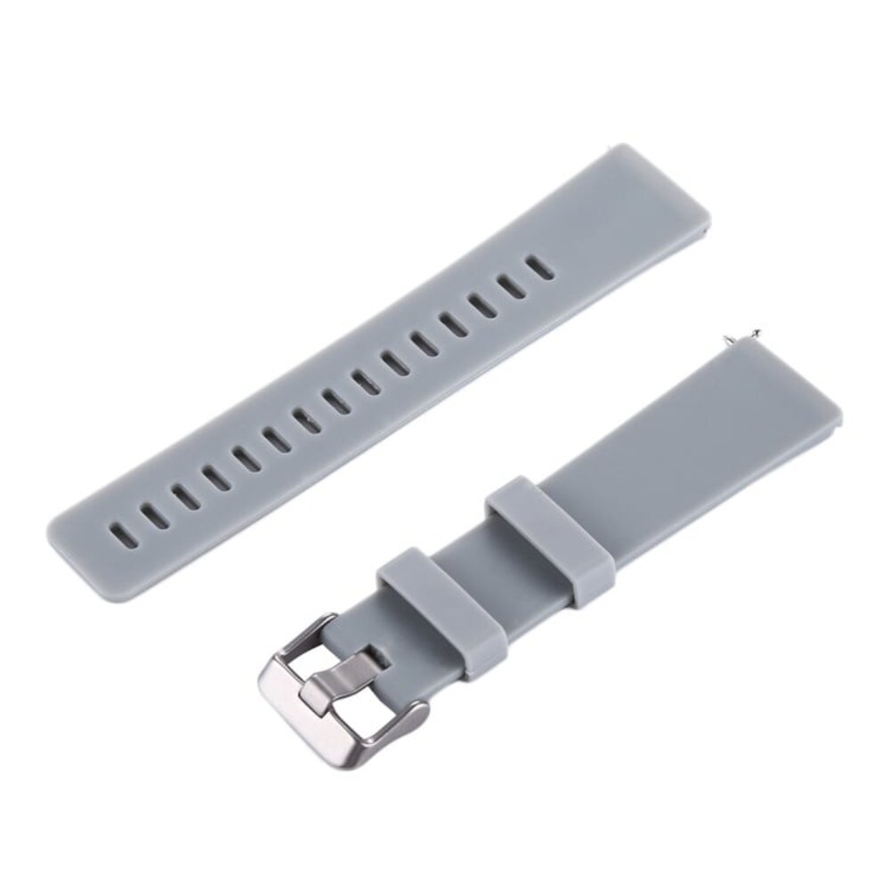 Intercella siliconen bandje (grijs) - geschikt voor Fitbit Versa/Versa 2 - M/L