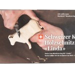 Schweizer Kuh Linda Holzschnitzset