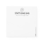 Fidea Design Post-it STATT-EINE-SMS