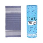 TOWEL TO GO Hamamtuch Malibu blue