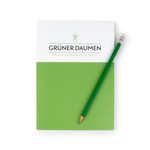 Fidea Design Notizbuch Grüner Daumen