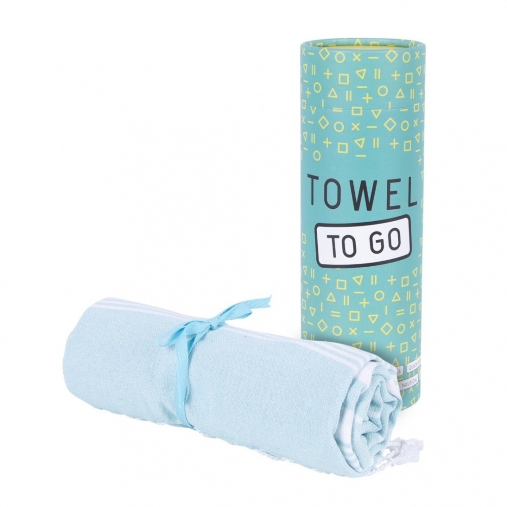 TOWEL TO GO Towel to go Malibu türkis 100%BW oeko tex