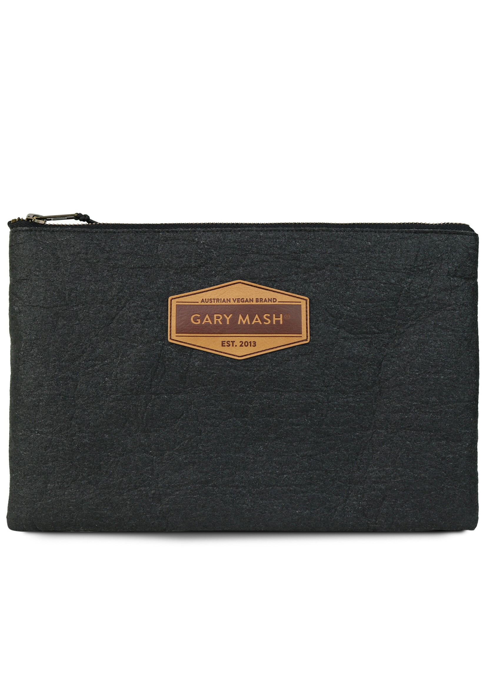 Gary Mash Pinatex Clutch Handtasche schwarz Piñatex® Ananasleder