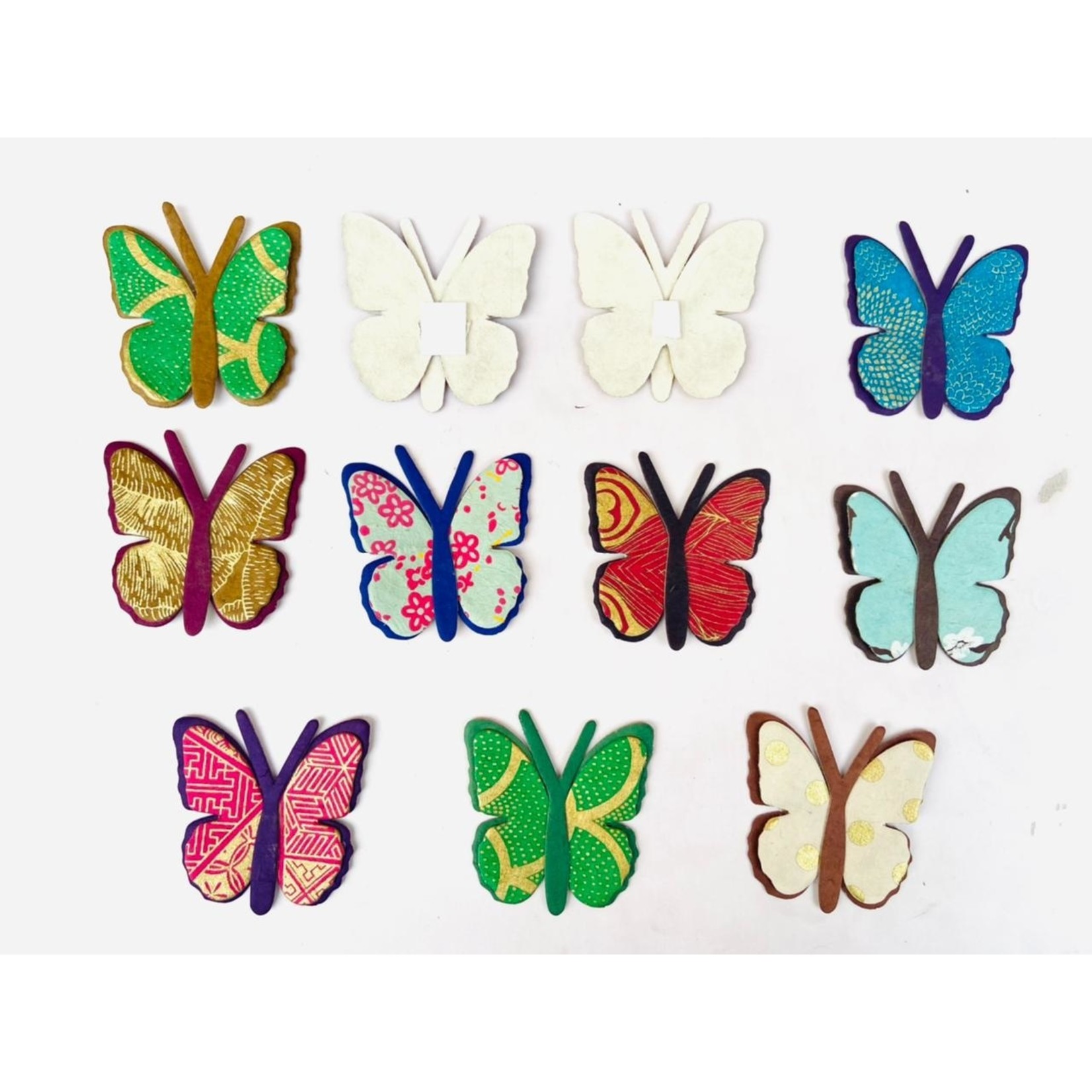sense&purpose 3D Schmetterlinge mit Kleber