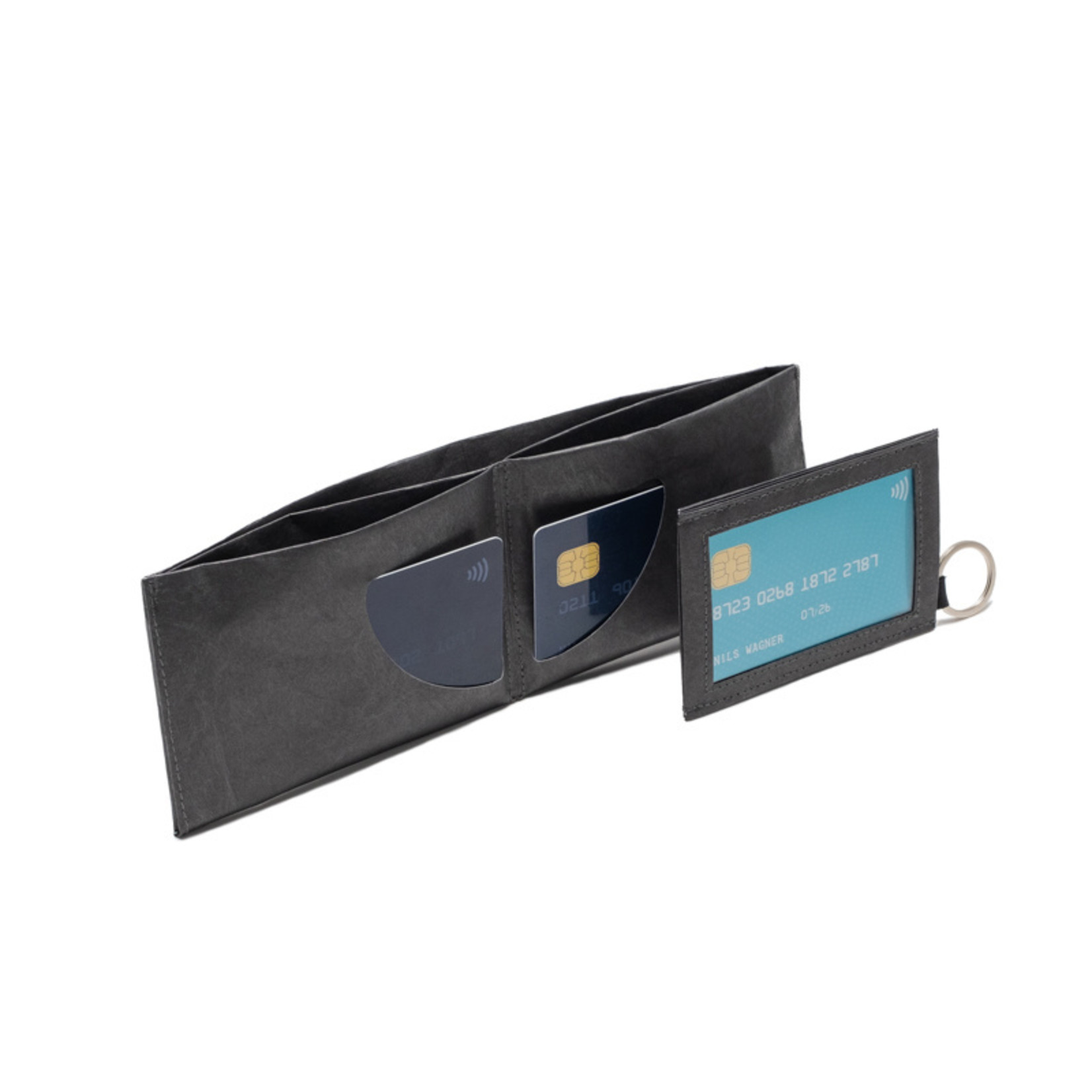 Paprcuts RFID Portemonnaie Pro - Just Black Tyvek