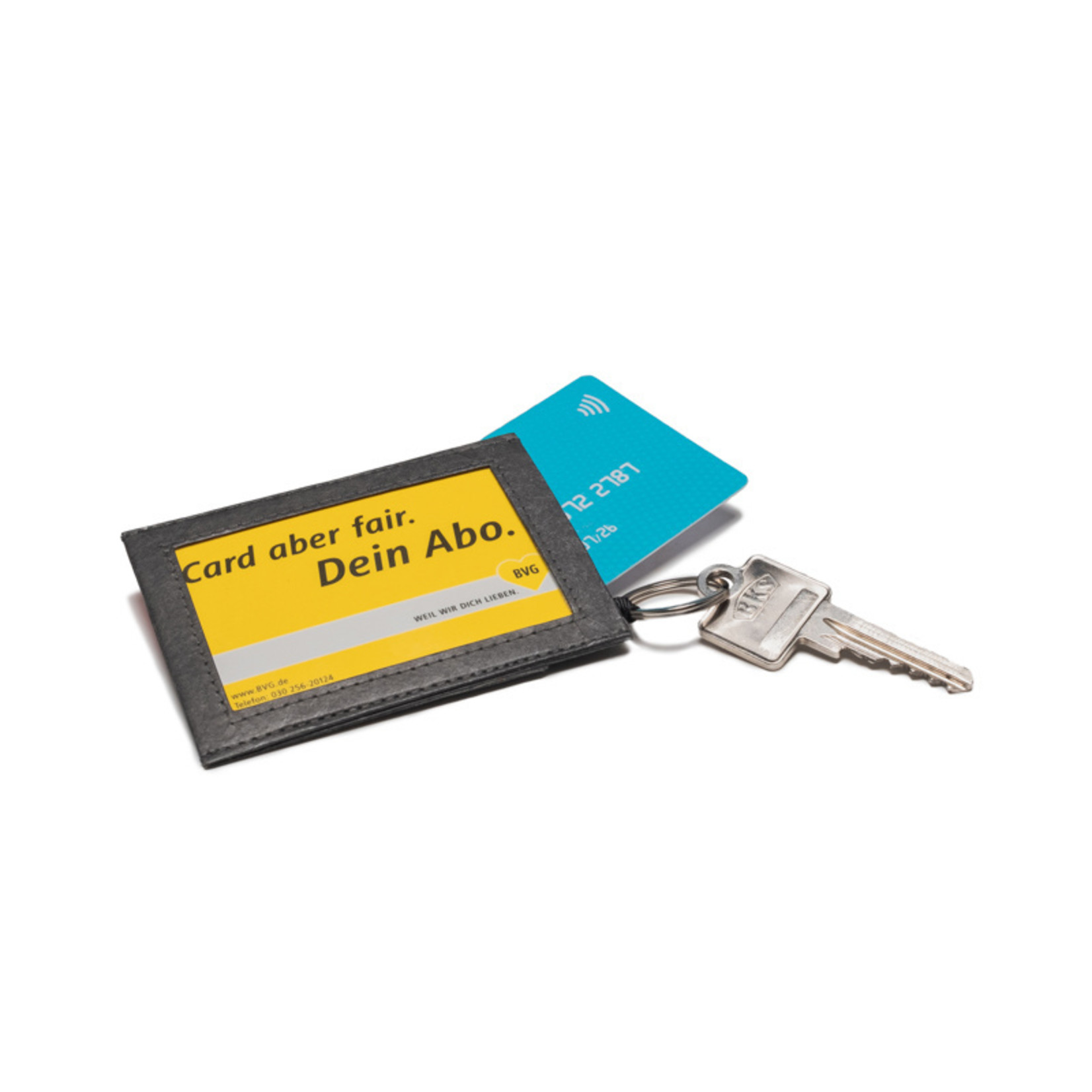 Paprcuts RFID Portemonnaie Pro - Just Black Tyvek
