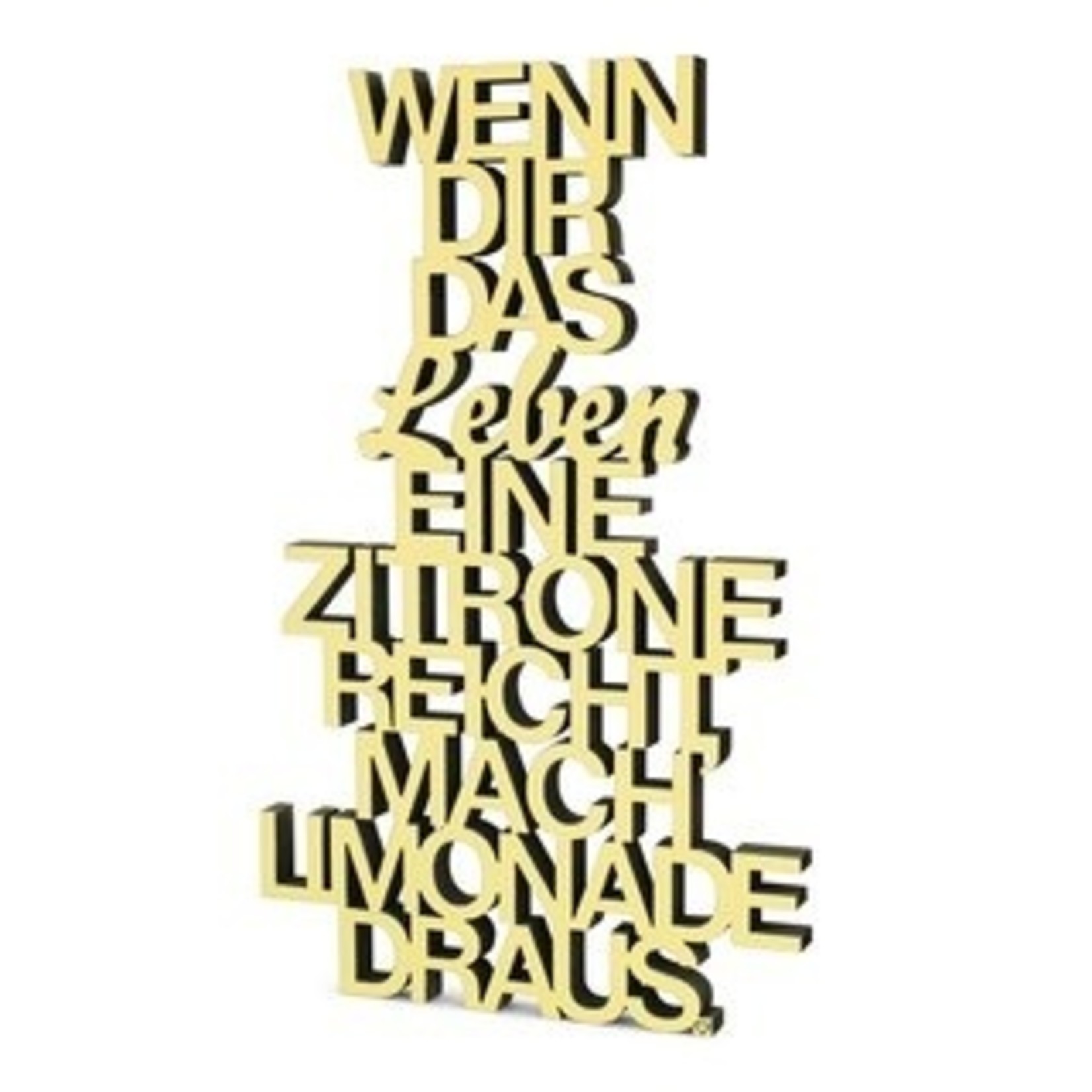 NOGALLERY Wenn dir das Leben eine Zitrone, reicht mach Limonade draus Größe M