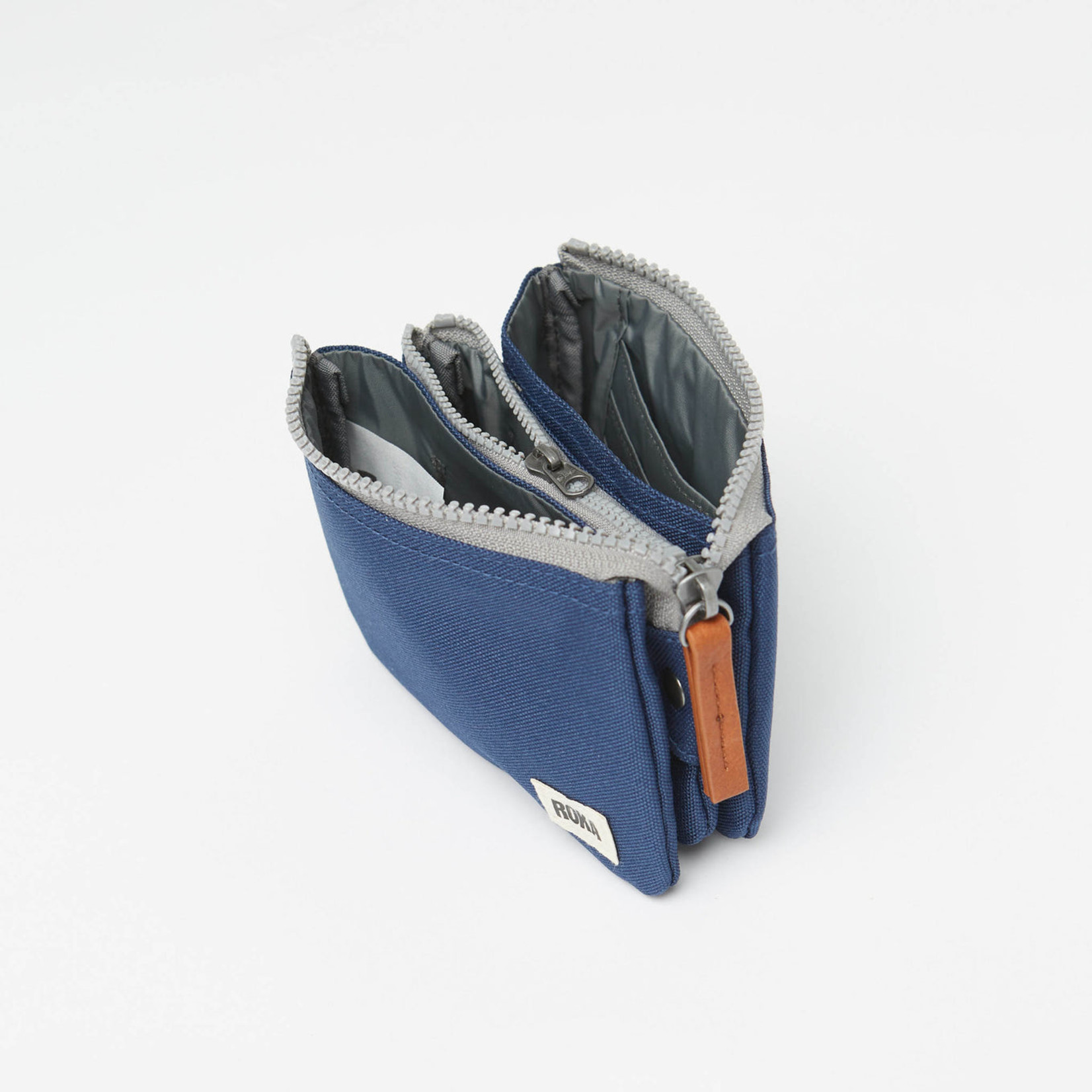 ROKA London Carnaby Wallet Sustainable Canvas Mineral