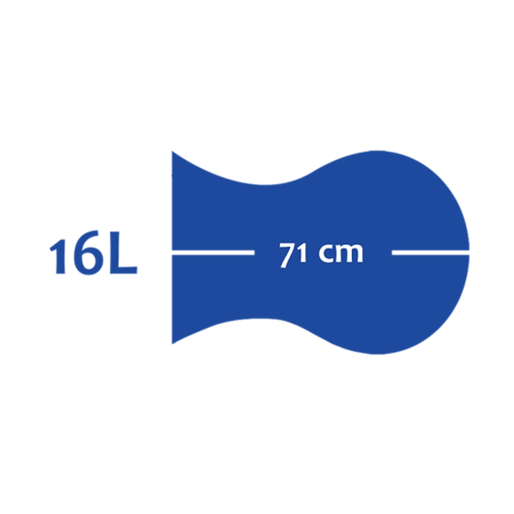 Wickelfisch Wickelfisch / Schwimmsack M Blau mit weissen Punkten