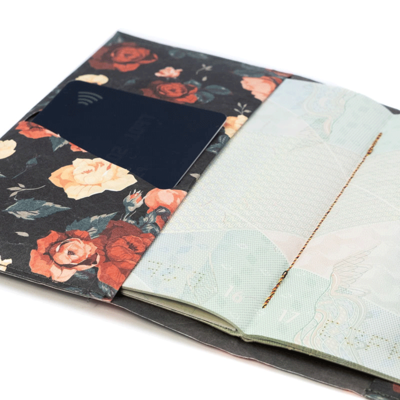 Paprcuts Reisepass Cover - Flowers Tyvek