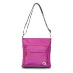 ROKA London Kennington B Medium Sustainable Nylon Cross Body Violet