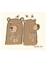 MORE JOY Schwammtuch Friendly Bears