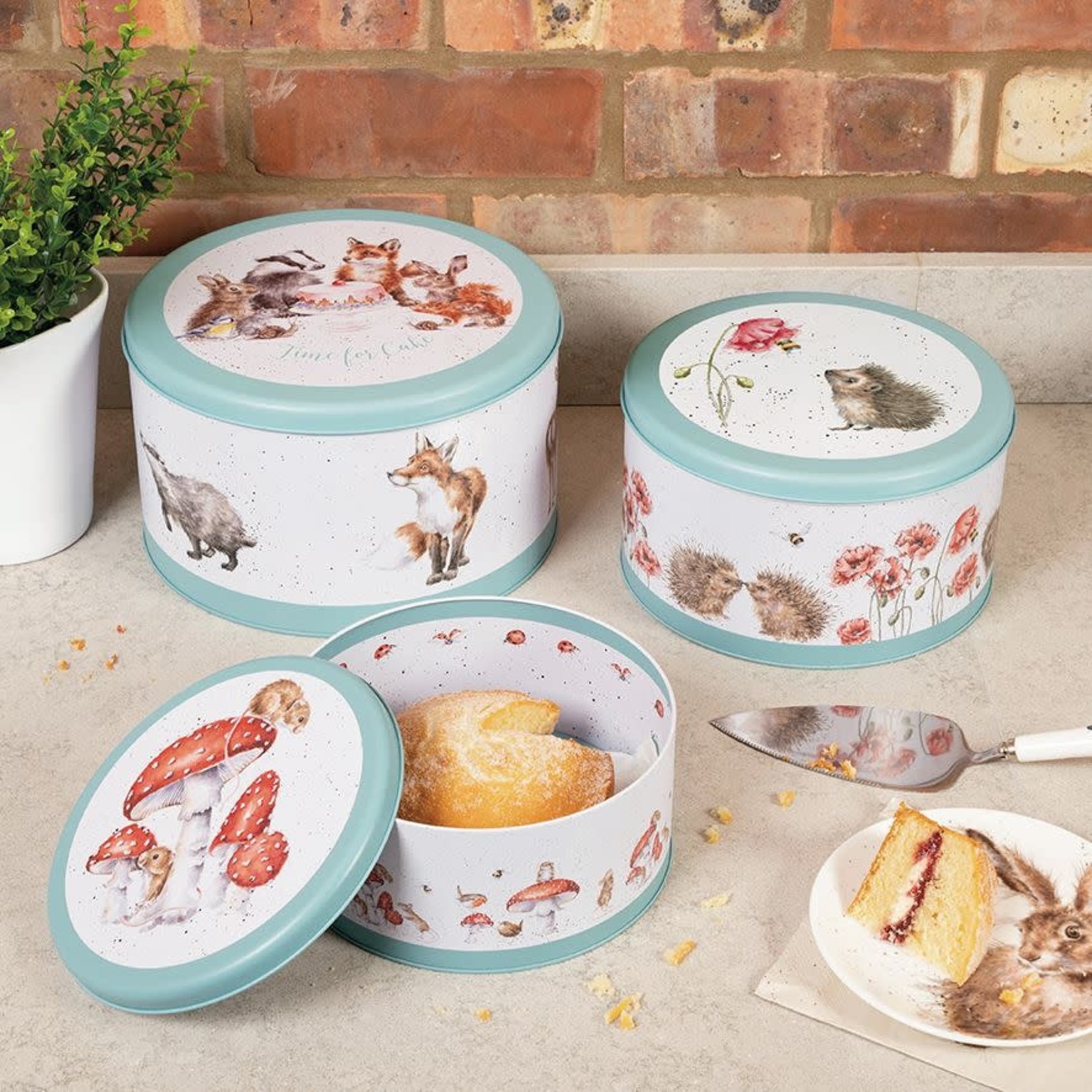 Wrendale Design Tin Cake  Nest - Country Set