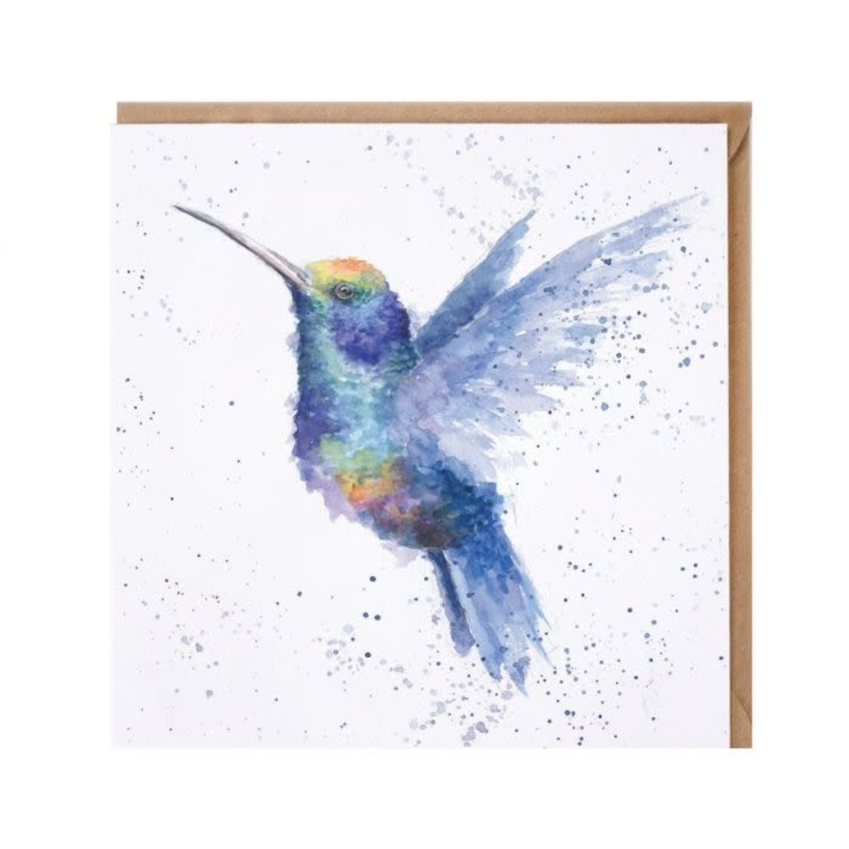 Wrendale Design Karte Kolibri Rainbow