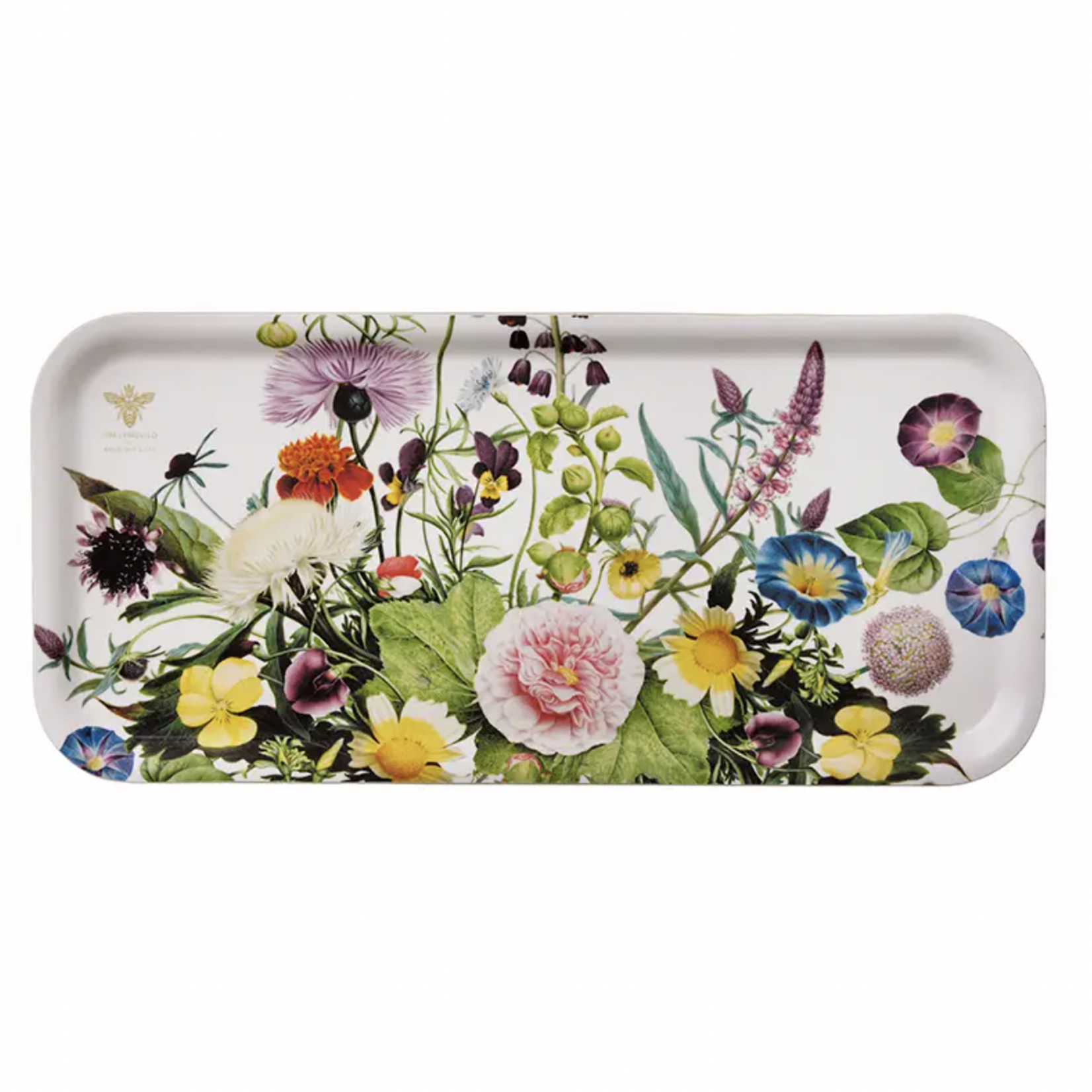 Koustrupco Serviertablett Flower Garden 32x15 cm