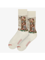 MuseARTa Leonardo Da Vinci - Vitruvian Man M-L-(41-46) Unisex - Socks MuseARTa - Offwhite - LV-VML-01-M-L-(41-46) - Size: (41-46)