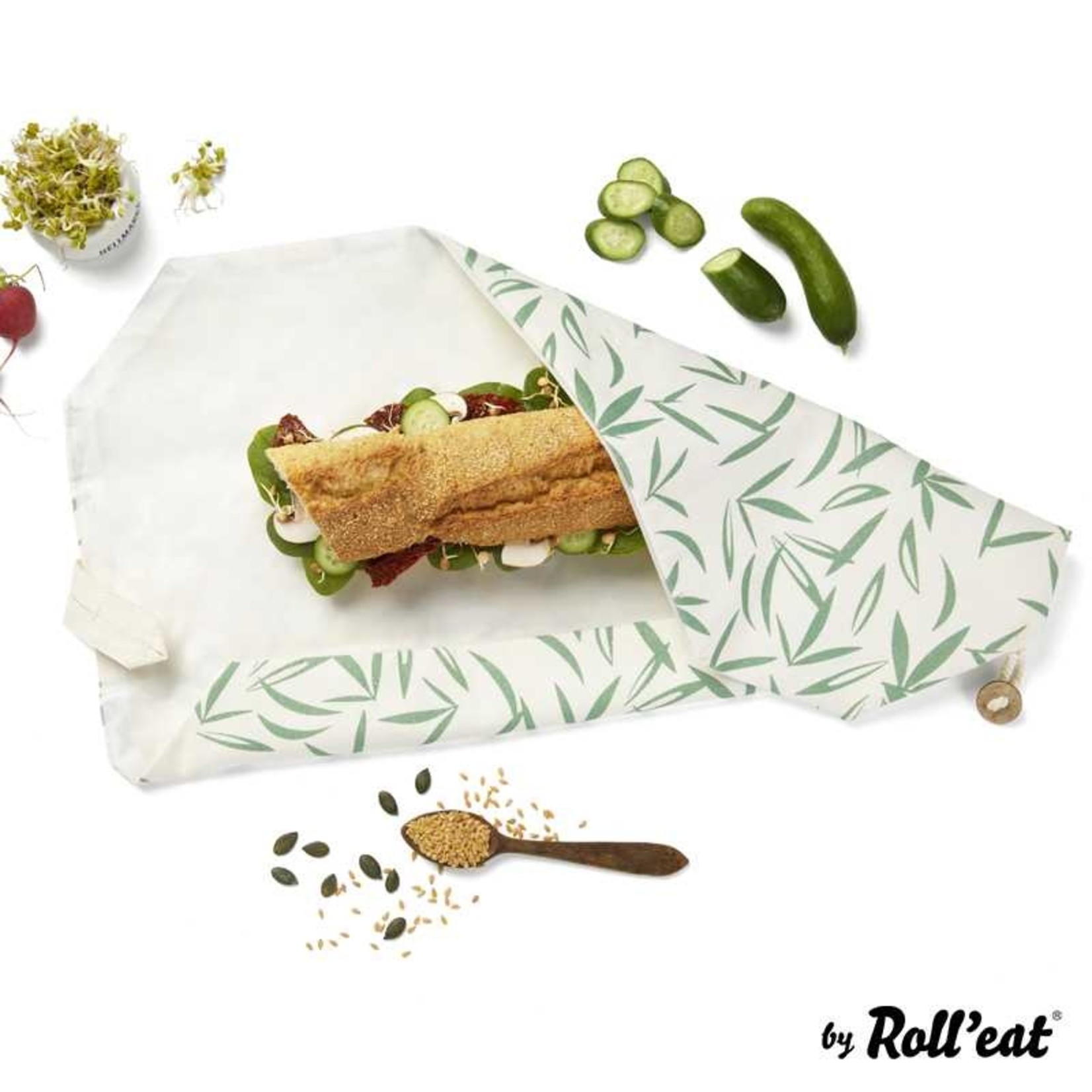 Roll'Eat Boc'n'Roll Lunch Wrap Bio Etnia Leaves