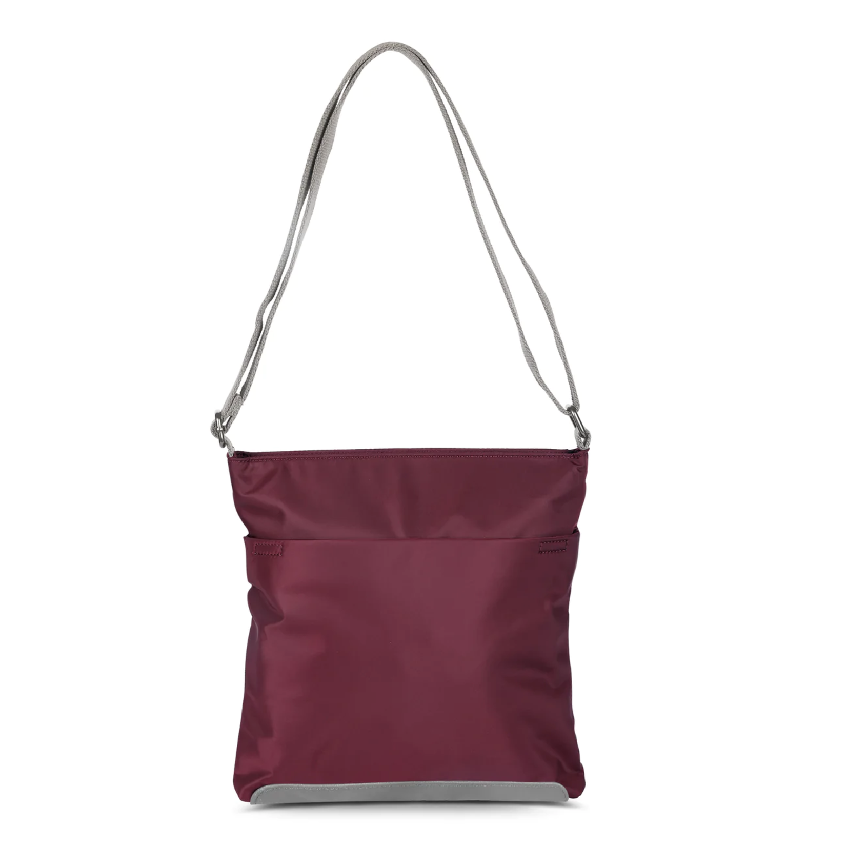 ROKA London Kennington B Sustainable Nylon Crossbody Plum