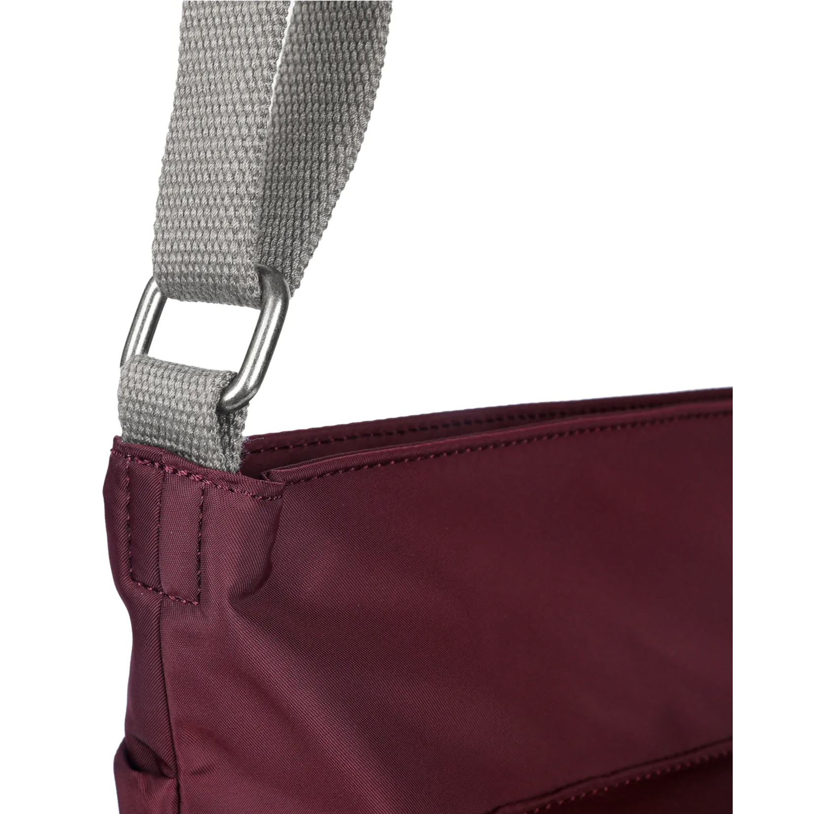 ROKA London Kennington B Sustainable Nylon Crossbody Plum