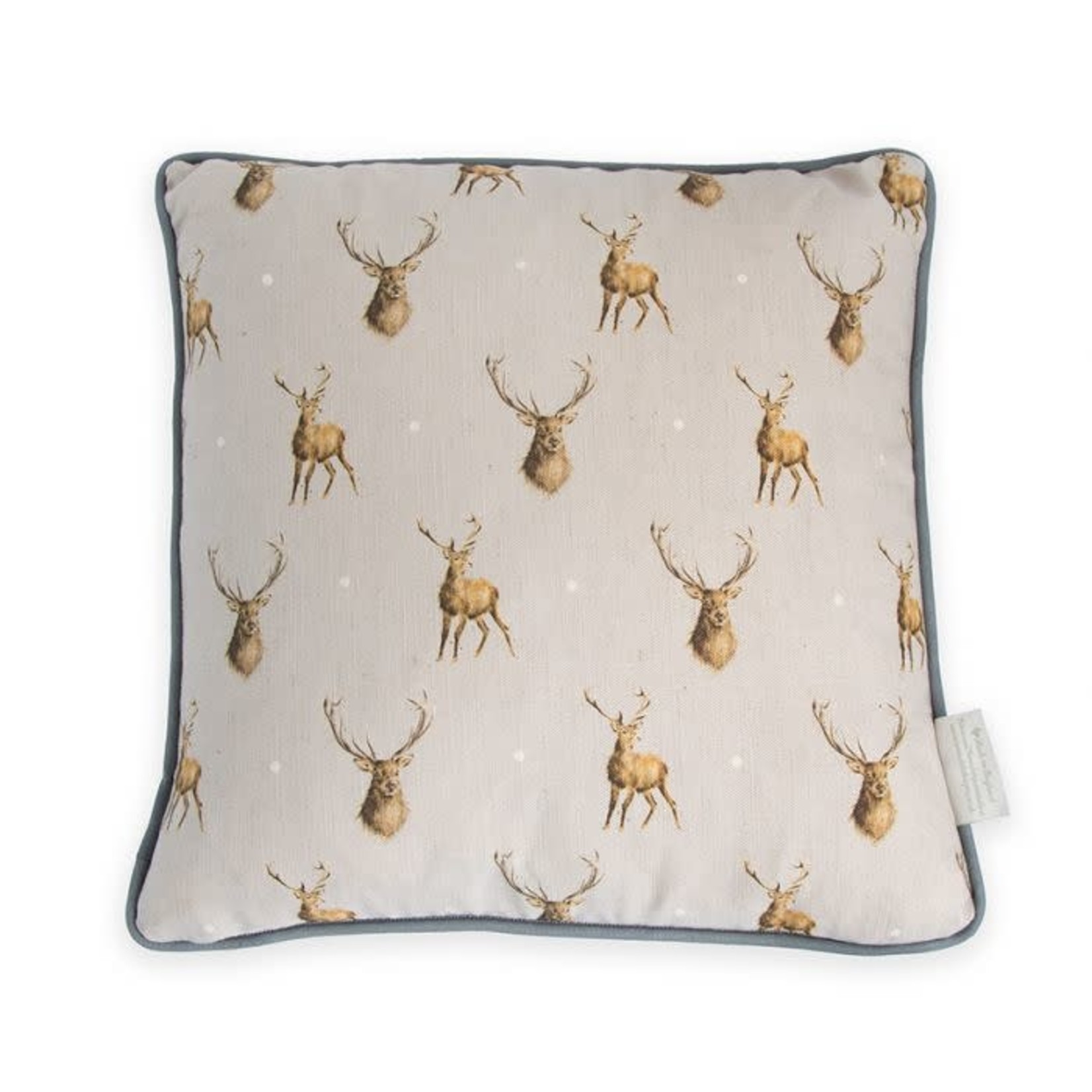 Wrendale Design Kissen 'Wild at Heart' stag cushion