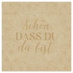 ARTEBENE Serviette Organics "Schön, dass du da bist"