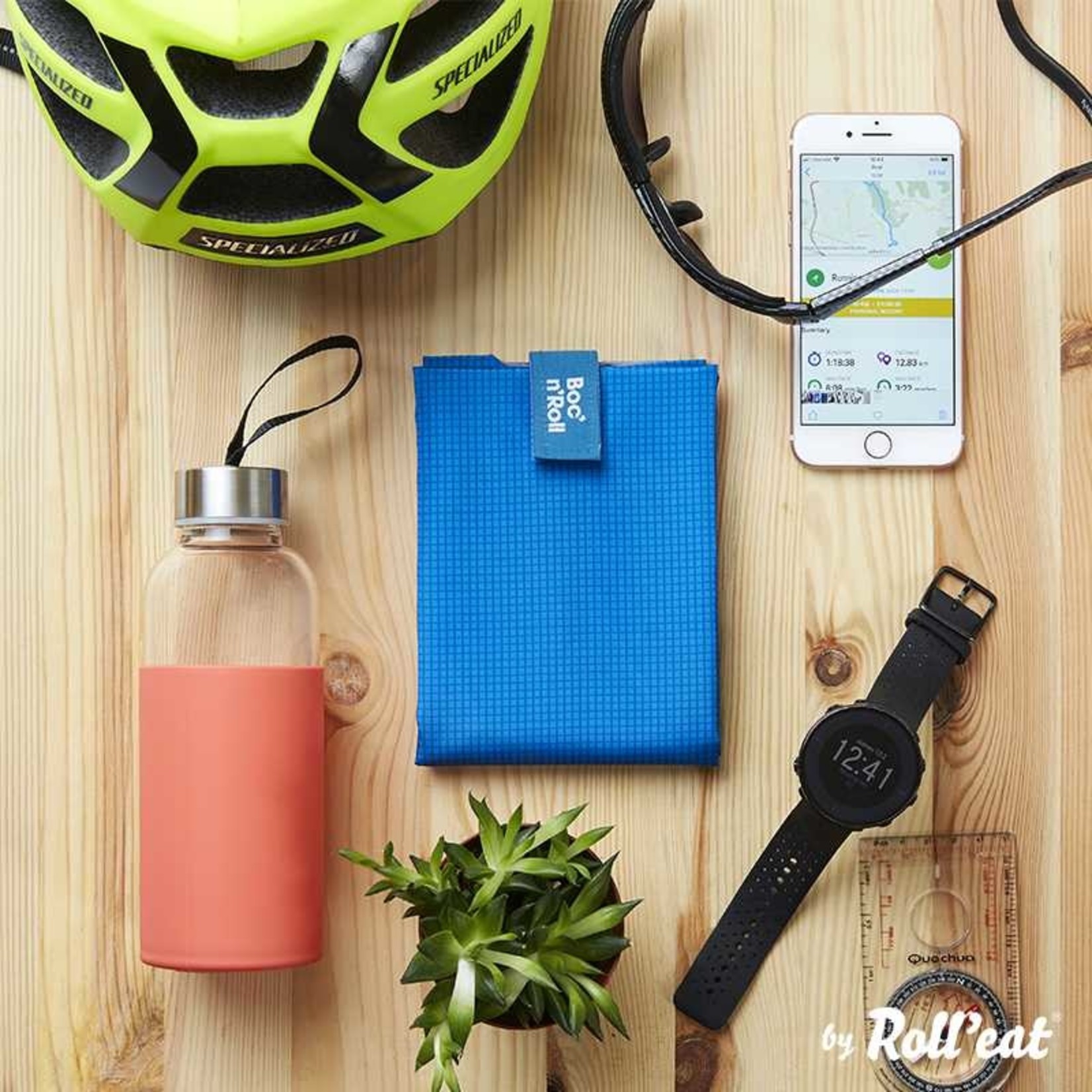 Roll'Eat Boc'n'Roll Lunch Wrap Active Blue