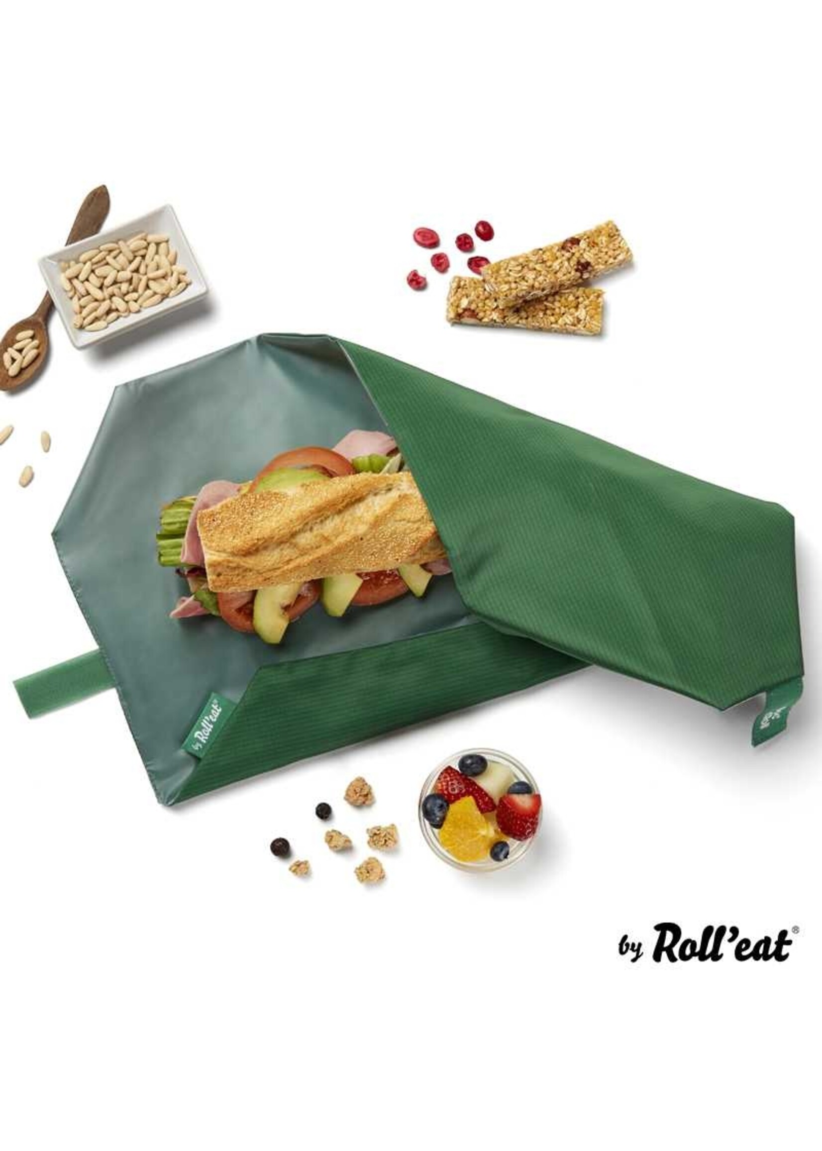 Roll'Eat Boc'n'Roll Lunch Wrap Active Green
