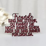 NOGALLERY Freunde sind wie Sterne, du kannst sie nicht immer sehen, aber sie sind immer für dich da.-gold