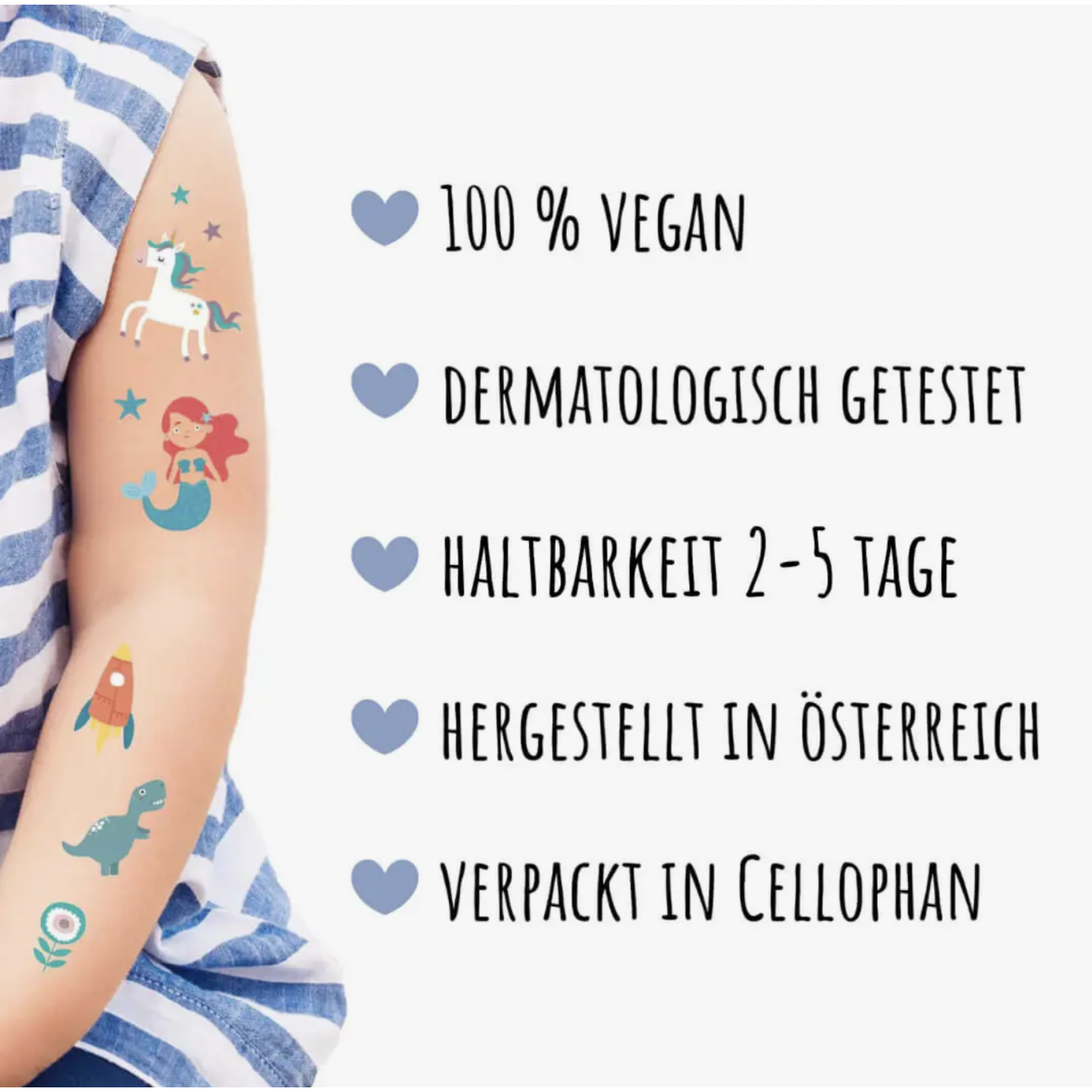 Kindertattoos Fantasie & Entdecker