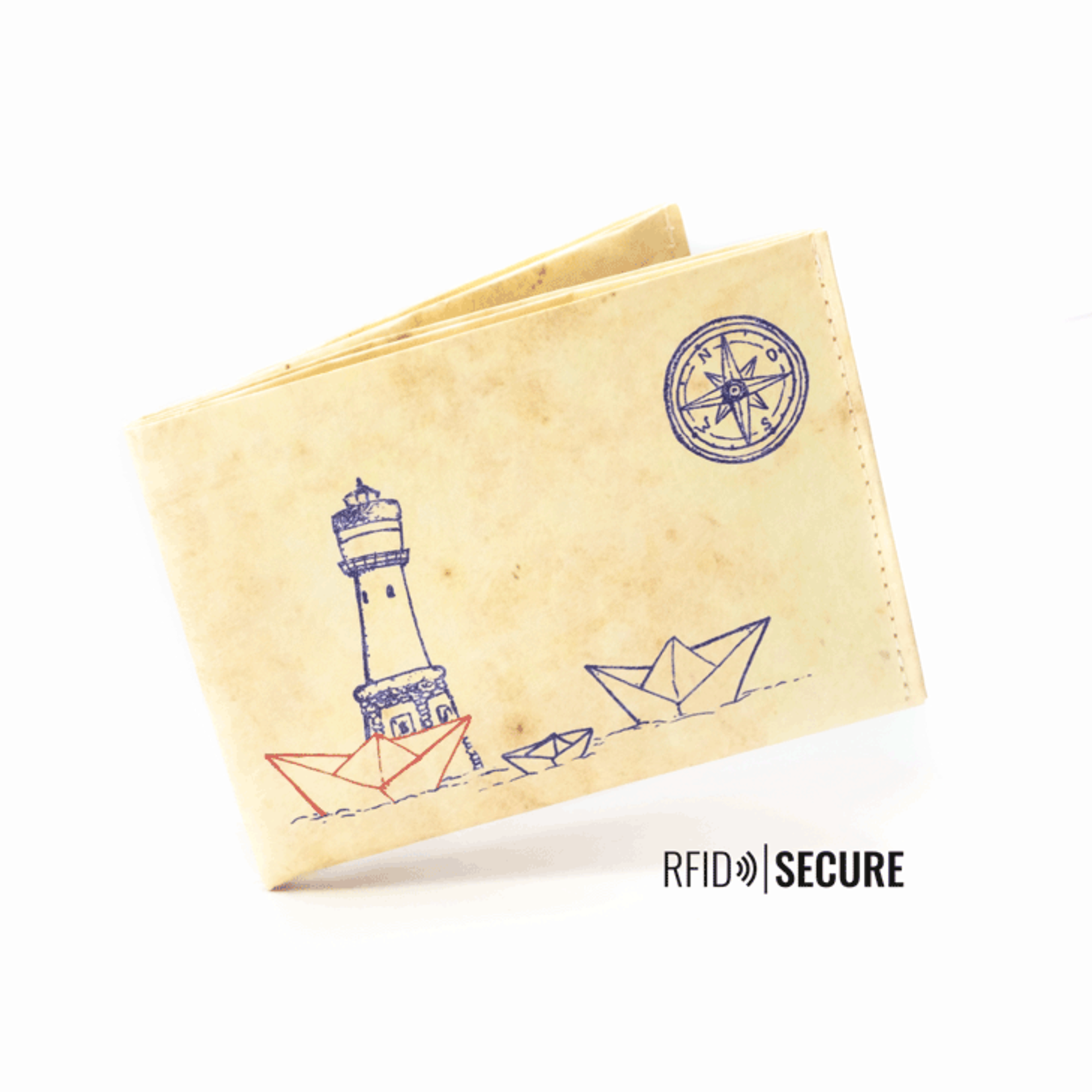 Paprcuts das Original Portemonnaie RFID Secure - Leuchtturm