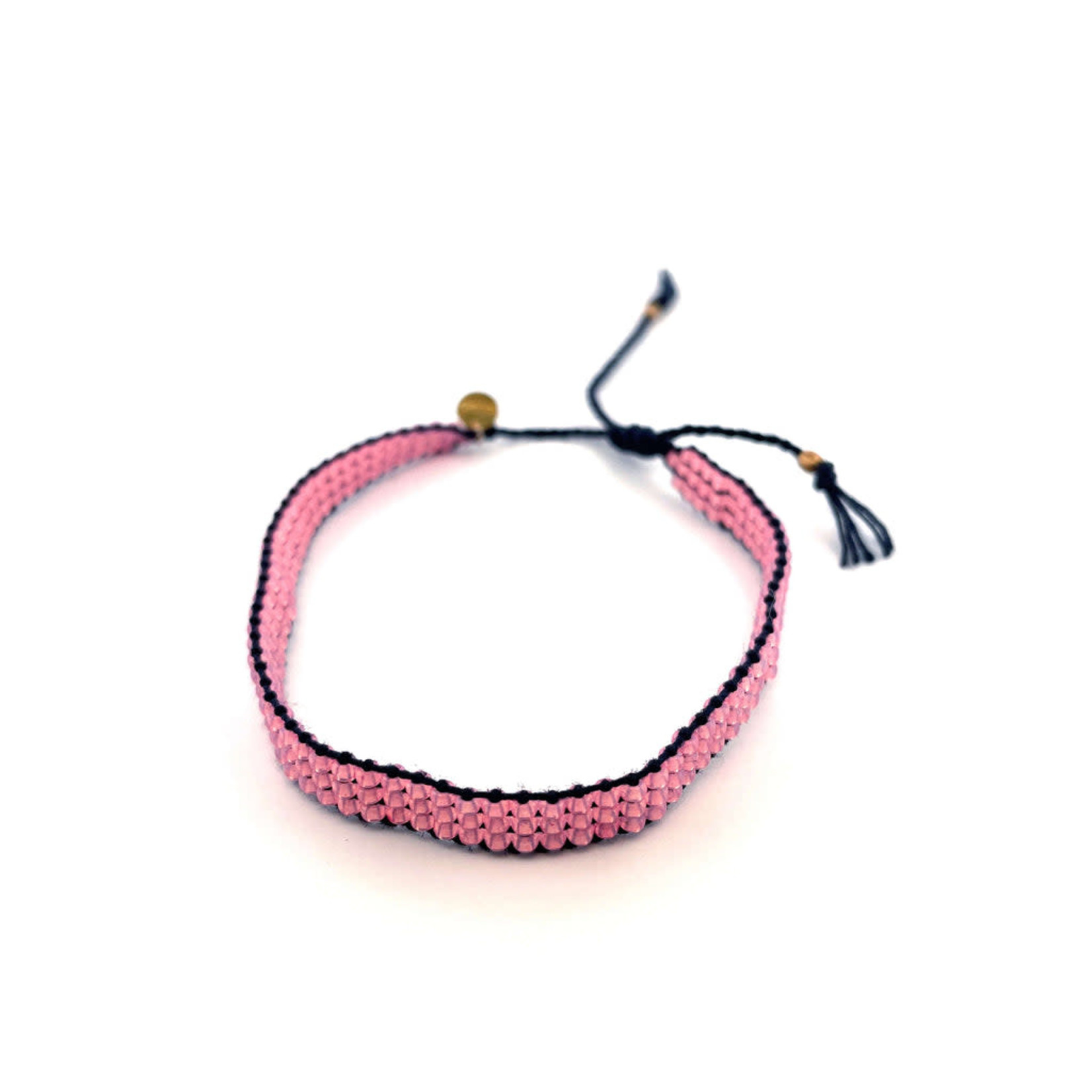 obo by Studio Felix Doll UNI Armband aus japanischen Glasperlen Pink