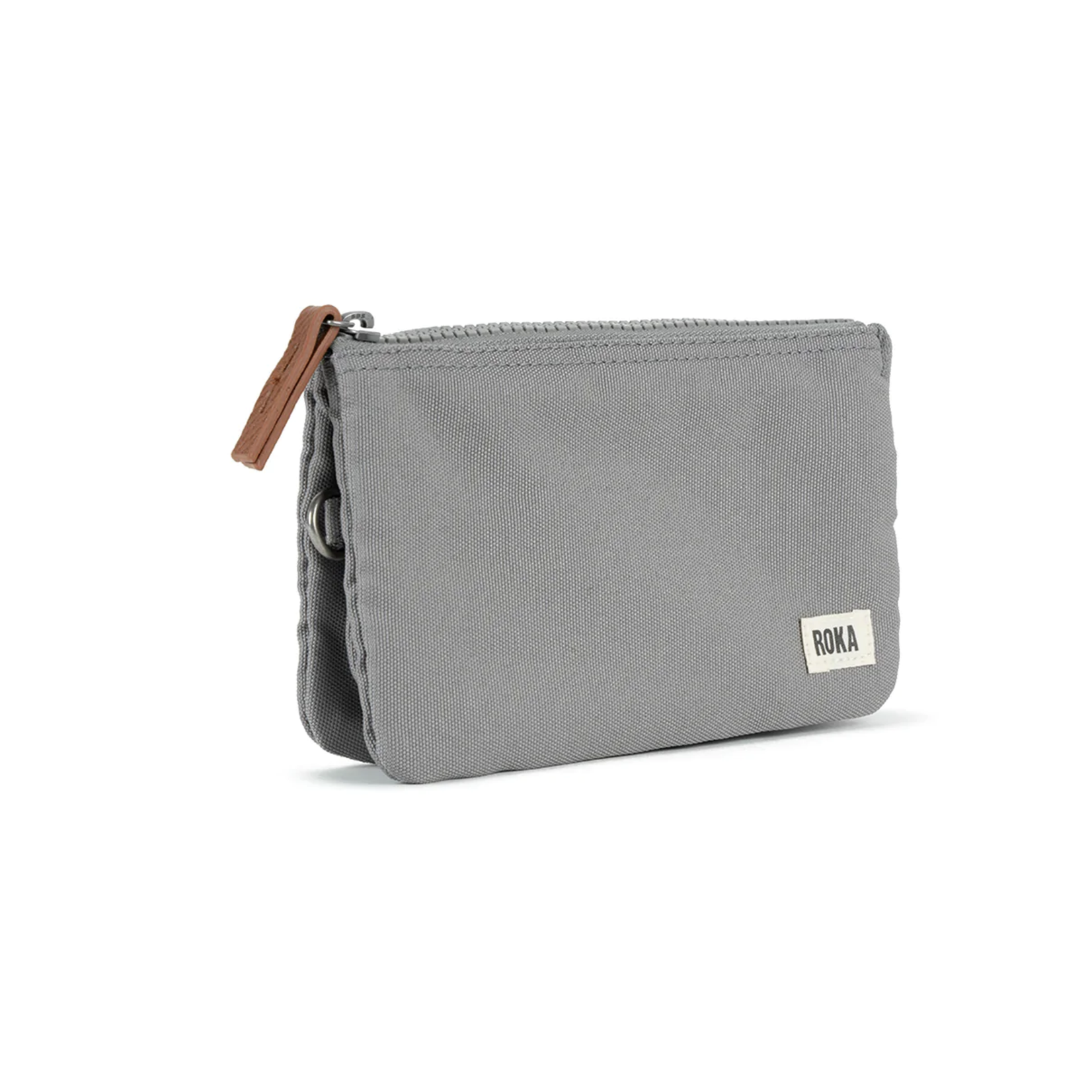 ROKA London Carnaby Small Wallet Sustainable Canvas Stormy