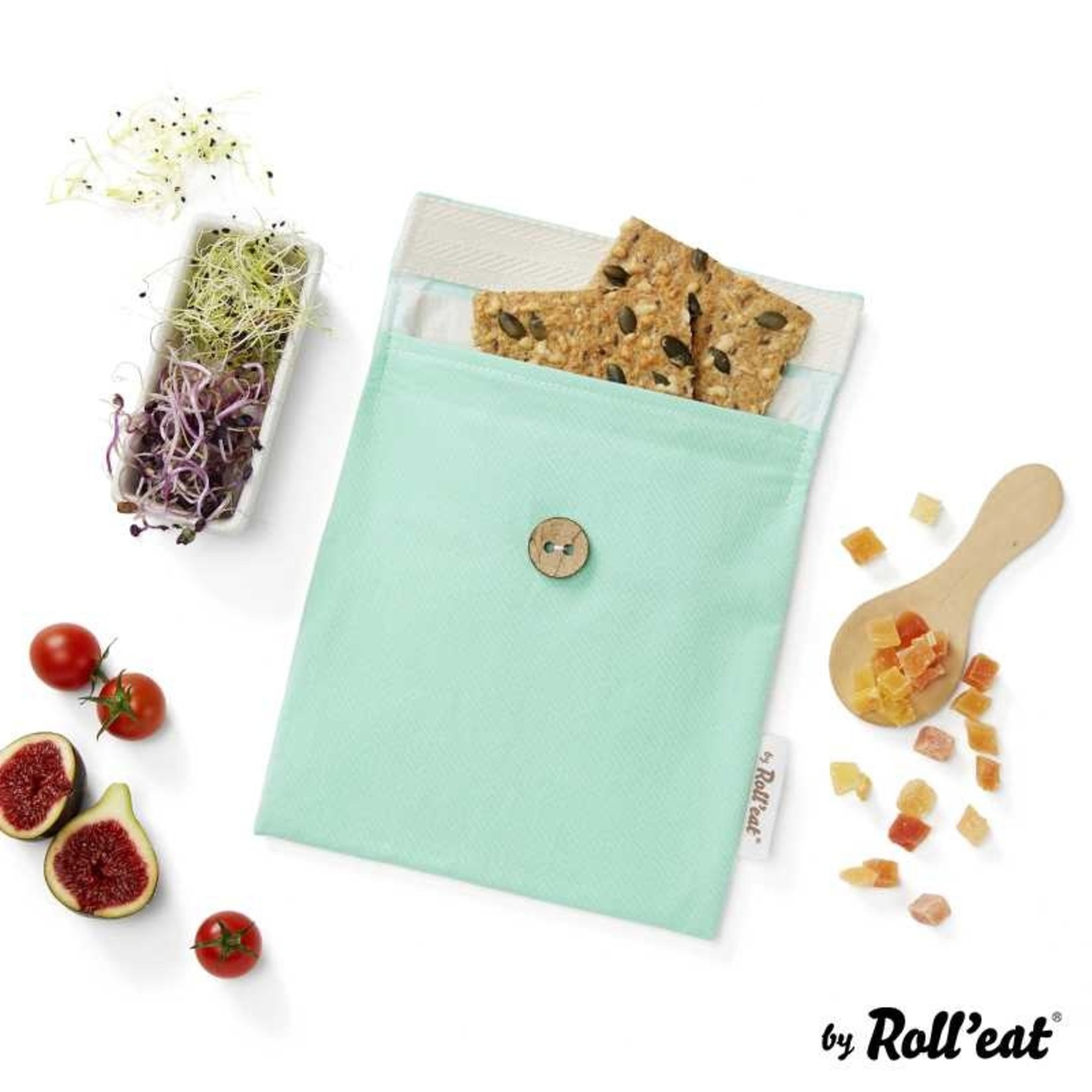 Roll'Eat Snack'n'Go Lunch Bag Bio green